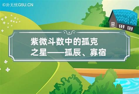 孤命|紫微斗数诸星落命宫之：孤辰、寡宿详解【命理八字实战】